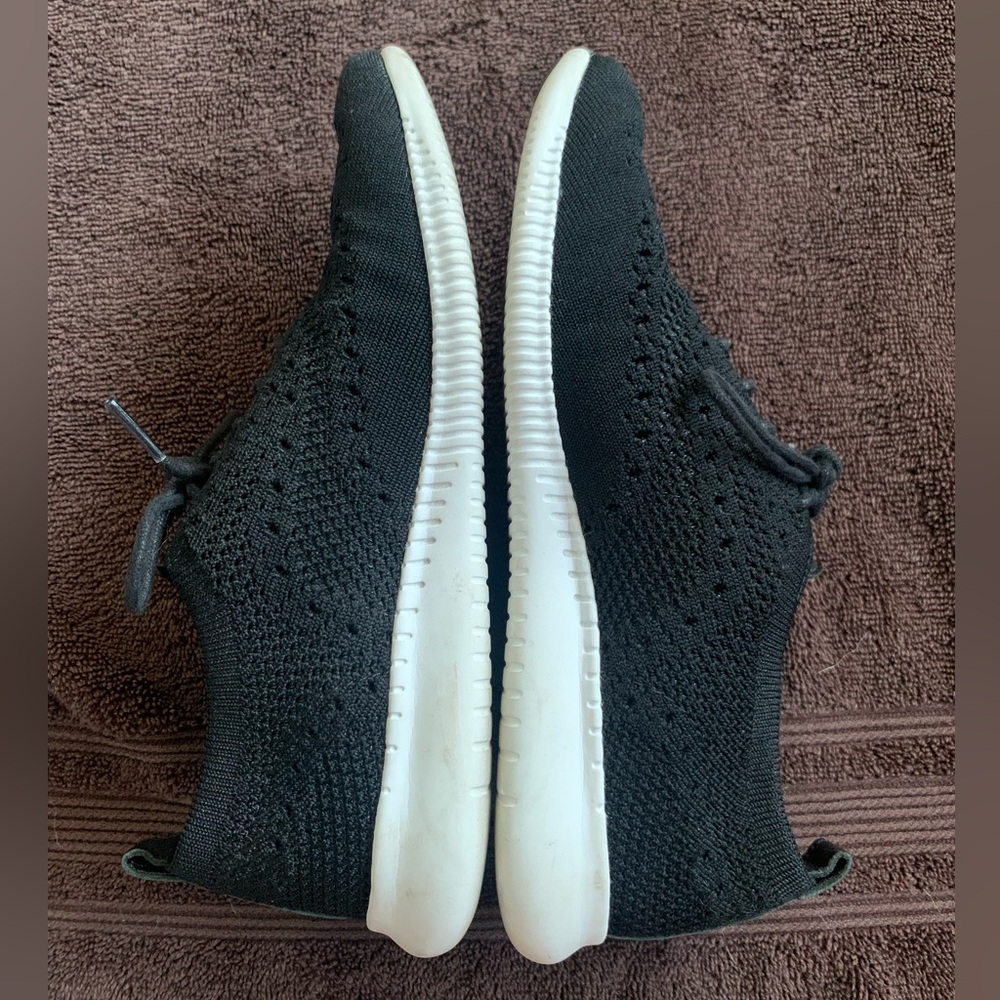 Coke Haan Women’s 2.Zerogrand Stitchlite Wingtip Oxford Sneaker Black - Size 6B - Picture 11 of 14